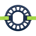 Zbwnf Lattice TPR Tug Ring with Two Webbing Handles Navy Lime - Product view
